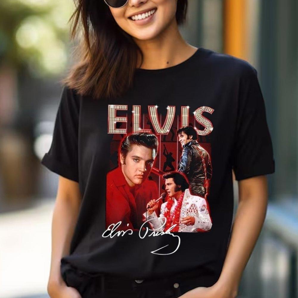 Elvis Presley Shirt Vintage Elvis Presley T-Shirt Elvis Merch Unisex Shirt